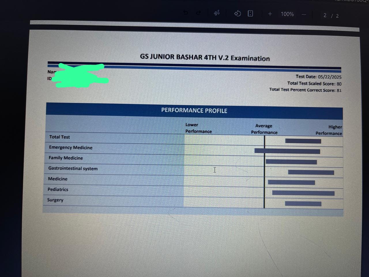 تقييم طالب - الباطني